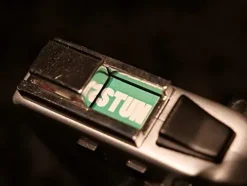 Sixteen 12 Space 1999 Stun Gun & Comlock with Light and Sound Silver