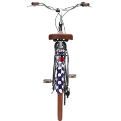 sixthreezero A/O Frida Limited 7-Speed Step-Through Touring Hybrid Bicycle Navy & White Spots