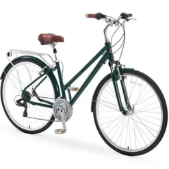 sixthreezero A/O Pave n’ Trail Women’s Limited 21-Speed Hybrid Commuter Bicycle Forest Green