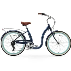 sixthreezero Easy Boarding Women’s 7-Speed Bicycle Navy