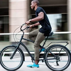 sixthreezero EVRYjourney Mens Bike Steel Blue w/ Black Seat/Grips