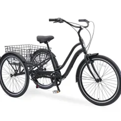 sixthreezero EVRYjourney 7-Speed Hybrid Adult Tricycle Matte Black