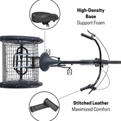 sixthreezero EVRYjourney 7-Speed Hybrid Adult Tricycle Matte Black