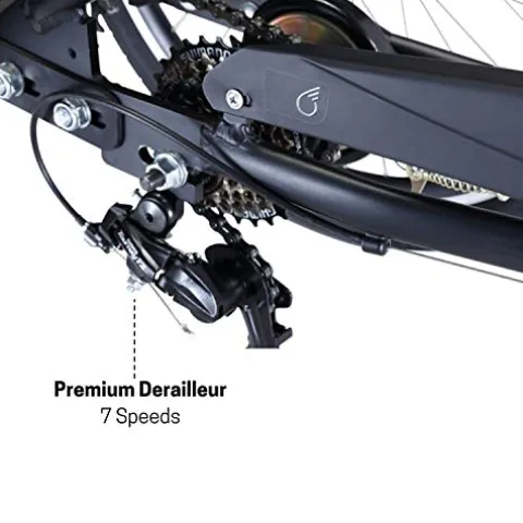 sixthreezero EVRYjourney 7-Speed Hybrid Adult Tricycle Matte Black