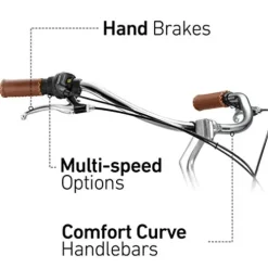 sixthreezero EVRYjourney Men’s Bike Denim Honey w/ Brown Seat/Grips