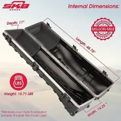 SKB ATA Deluxe Golf Bag Travel Case Black