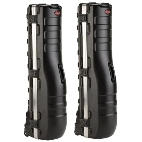 SKB Deluxe Standard ATA Hard Golf-Bag Travel Cases Pack of 2 Black