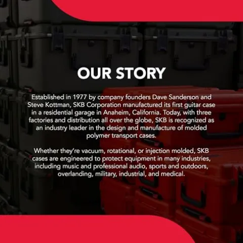 SKB Deluxe Standard ATA Hard Golf-Bag Travel Cases Pack of 2 Black