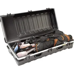 SKB Double ATA Golf Bag Travel Case with Wheels Black