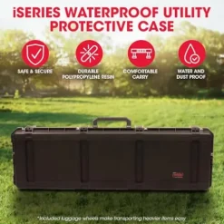 SKB iSeries 60 Inch Waterproof Utility Protective Case with Wheels, Black
