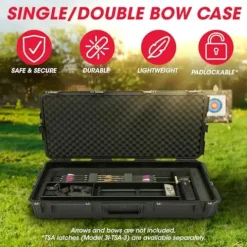 SKB iSeries Compact Ultimate Hard Exterior Waterproof Bow Carrying Case Multi
