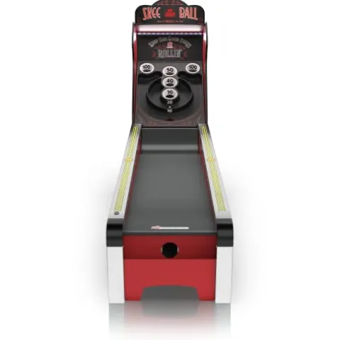 Skee-Ball Arcade Game Table Deluxe Red