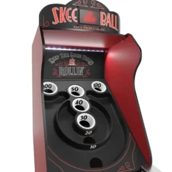 Skee-Ball Arcade Game Table Deluxe Red