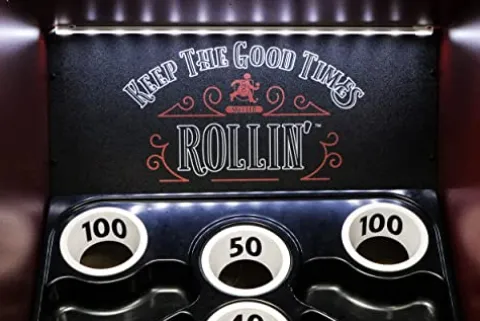 Skee-Ball Arcade Game Table Deluxe Red