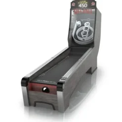 Skee-Ball Arcade Table Machine Game – Premium Nostalgic Family Fun (Coal)