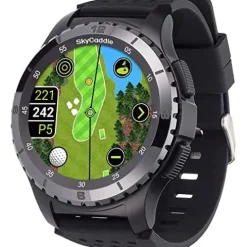 SkyCaddie LX5C Golf GPS Watch Black Bundle with Golf Tool