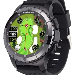 SkyCaddie LX5C Golf GPS Watch Black Bundle with Golf Tool