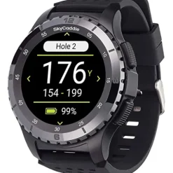 SkyCaddie LX5C Golf GPS Watch Black Bundle with Golf Tool