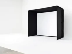 SkyTrak Golf Simulator Studio Bundle – Enclosure, Projector, Screen, Hitting Mat, Ball Tray – (Studio 10-10′ W x 8’6″ H x 5’4″ D)