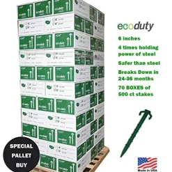 Smart Spring Contractor Grade 6 Inch Biodegradable Stakes Green