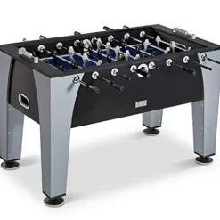 Soccer Foosball Table Arcade Game Set 54 in Black Grey