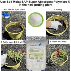 Soil Moist SAP Super Absorbent Polymer 45 Pounds