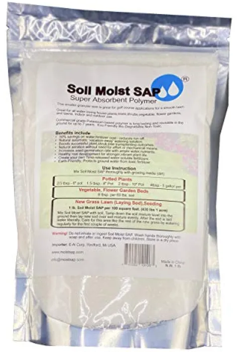 Soil Moist SAP Super Absorbent Polymer White 45 Lb.