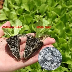 Soil Vigor Commercial Grade Super Absorbent Polymer Water Crystal 45 Pound Clear