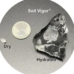 Soil Vigor Potassium Polymer Water Storing Crystals Gel 45 Pounds White