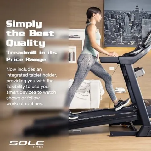 SOLE Foldable Treadmill F63 Black