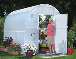 Solexx Gardeners Oasis Greenhouse 3.5MM Deluxe 8’x8’x8′ White