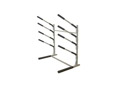 SPAREHAND Freestanding Rack Storage for 4 SUPs or Surfboards Pebble Silver