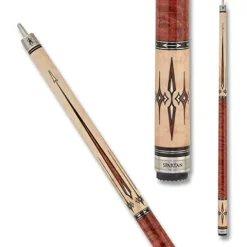 Spartan Billiards Pool Cue Stick Coffee Stained Handle 18oz Multi