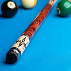 Spartan Billiards Pool Cue Stick Coffee Stained Handle 18oz Multi