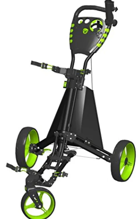 Spin It Golf Products, LLC Easy Drive Golf Push Cart Black/Green