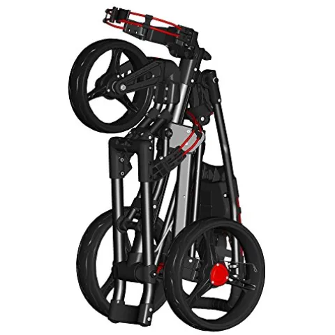 Spin It Golf Products, LLC Easy Drive Golf Push Cart Black/Green