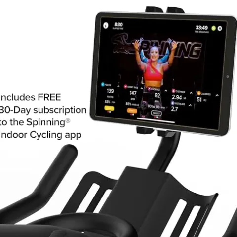 Spinning A3 Chain-Drive Spin Bike with Tablet Mount, Cadence Sensor & Heart Rate Monitor