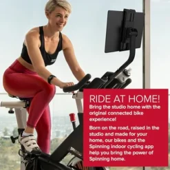 Spinning A3 Chain-Drive Spin Bike with Tablet Mount, Cadence Sensor & Heart Rate Monitor
