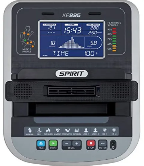 Spirit Fitness XE295 Elliptical Black