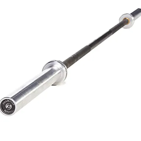 SportSupply Champion Barbell Olympic Elite Bar 1453179 Black Chrome