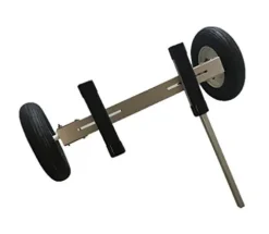 Spring Creek Manufacturing Canoe/Kayak Portage Cart (16 inch Wheels) Silver/Black