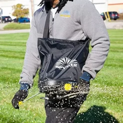 Spyker Winter Spreader Kit Ergo-Pro 100 Pound Ice Melt Spreader Blue