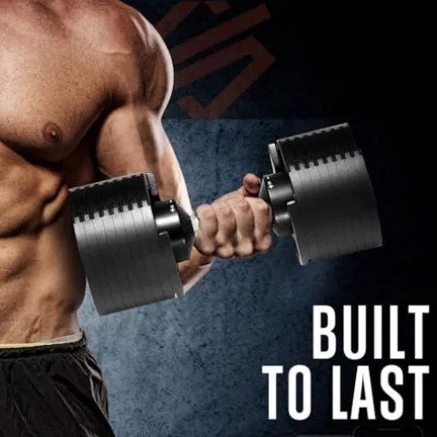 SQUATZ Adjustable Dumbbell Set Black