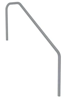S.R. Smith 3-Bend Sealed Steel Rail for Pools Pewter Gray