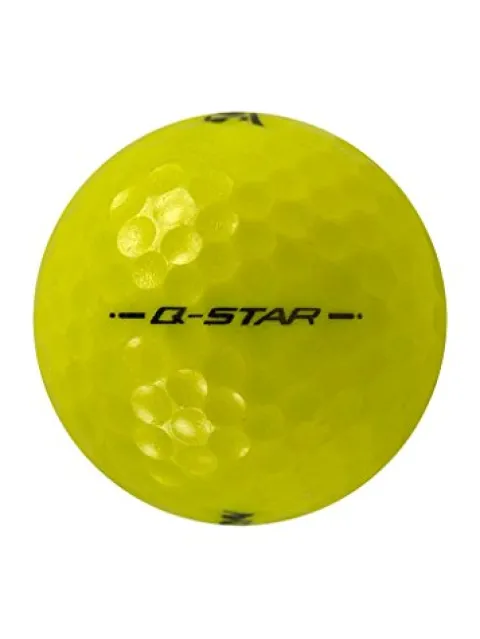 Srixon Q-Star Yellow Golf Balls Green Yellow