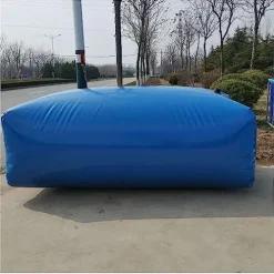 5sssallefaa Collapsible Emergency Water Tank Bladder Portable Storage Container 1.5x1x0.45m One Color