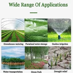 5sssallefaa Collapsible Emergency Water Tank Bladder Portable Storage Container 1.5x1x0.45m One Color