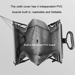 5sssallefaa Pull Along Utility Cart Folding Camping Wagon Blue