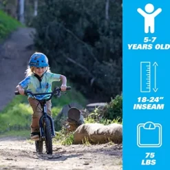 STACYC Brushless 16eDRIVE Electric Balance Bike Black