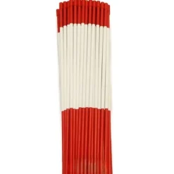 StakeMakers Driveway Markers 4′ x 5/16″ Red 1000 Pack